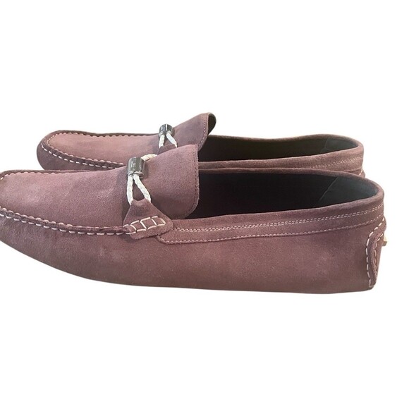 Ted Baker London Carlsun 2 Driving Shoes Suede Loafers Men\'s Size 13 Mauve main image 4